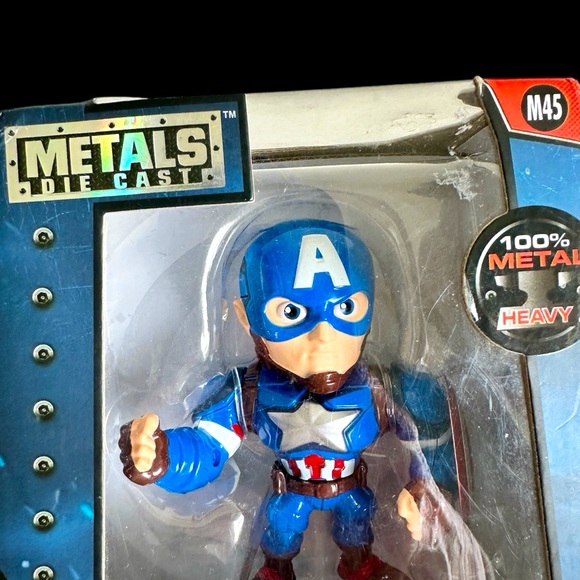 JADA TOYS  DIECAST METALS Marvel Captain America Civil War Figure NWT - Picture 4 of 7